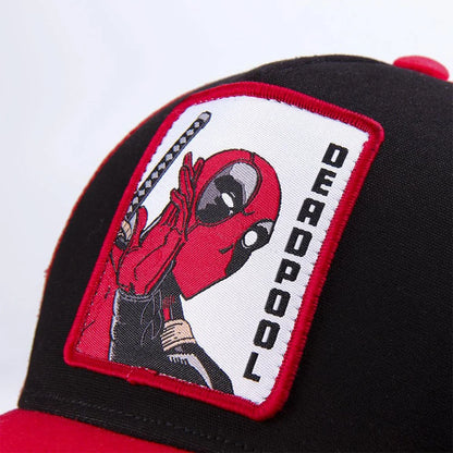 Gorra Deadpool Snapback de Algodón de Primera Calidad