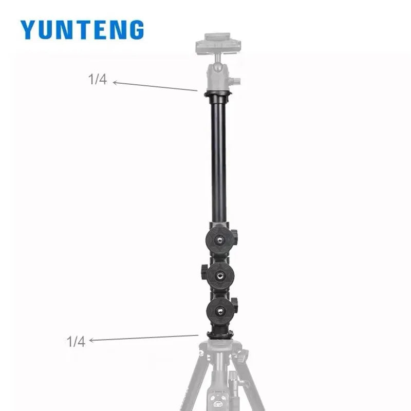 Varilla de Extensión de Trípode Profesional YUNTENG VCT-6109 📸