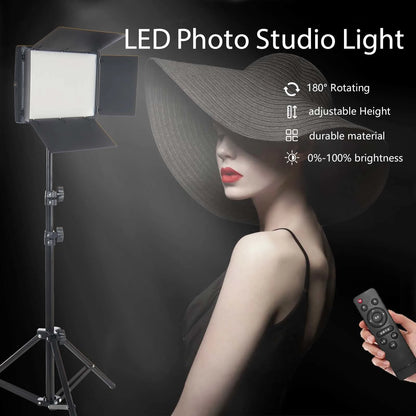 Luz LED de Relleno para Estudio Fotográfico: Iluminación Profesional y Portátil