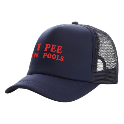 Gorra Trucker "I Pee in Pools" - Divertido Accesorio de Verano 🧢