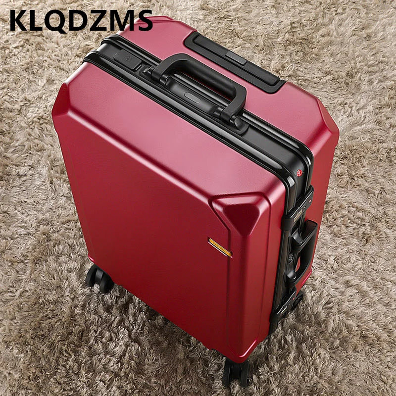 ¡Maleta con Estructura de Aluminio de KLQDZMS - Viaja con Estilo y Seguridad!