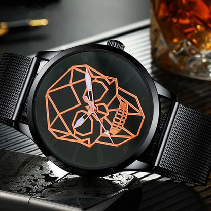 Reloj de Moda para Hombre 2022 con Patrón de CalaveraBXboxue