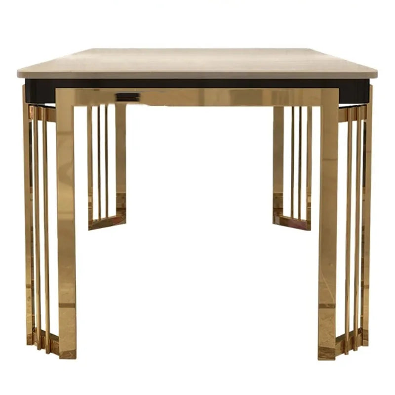 Mesa de Comedor Rectangular Moderna de Lujo Versátil Nórdica