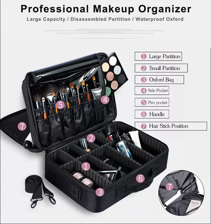 Organizador de Maquillaje Multicapa de Lujo - ¡Destaca con Estilo!