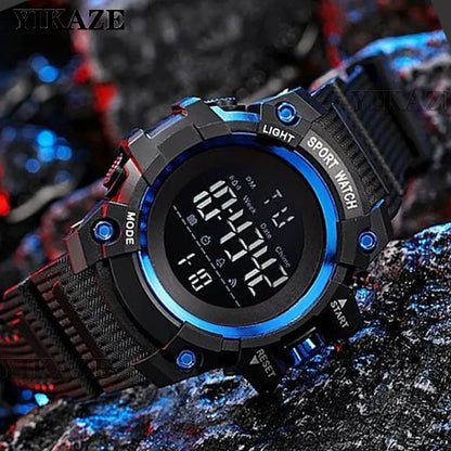 Reloj Deportivo Digital de Lujo YIKAZE Military Men's Watches