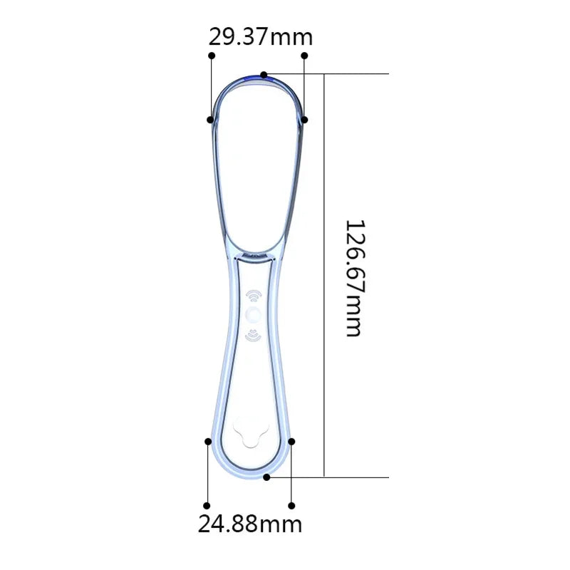 Raspador de Lengua Multicolor MOONBIFFY: ¡Aliento Fresco y Salud Bucal! 🌙