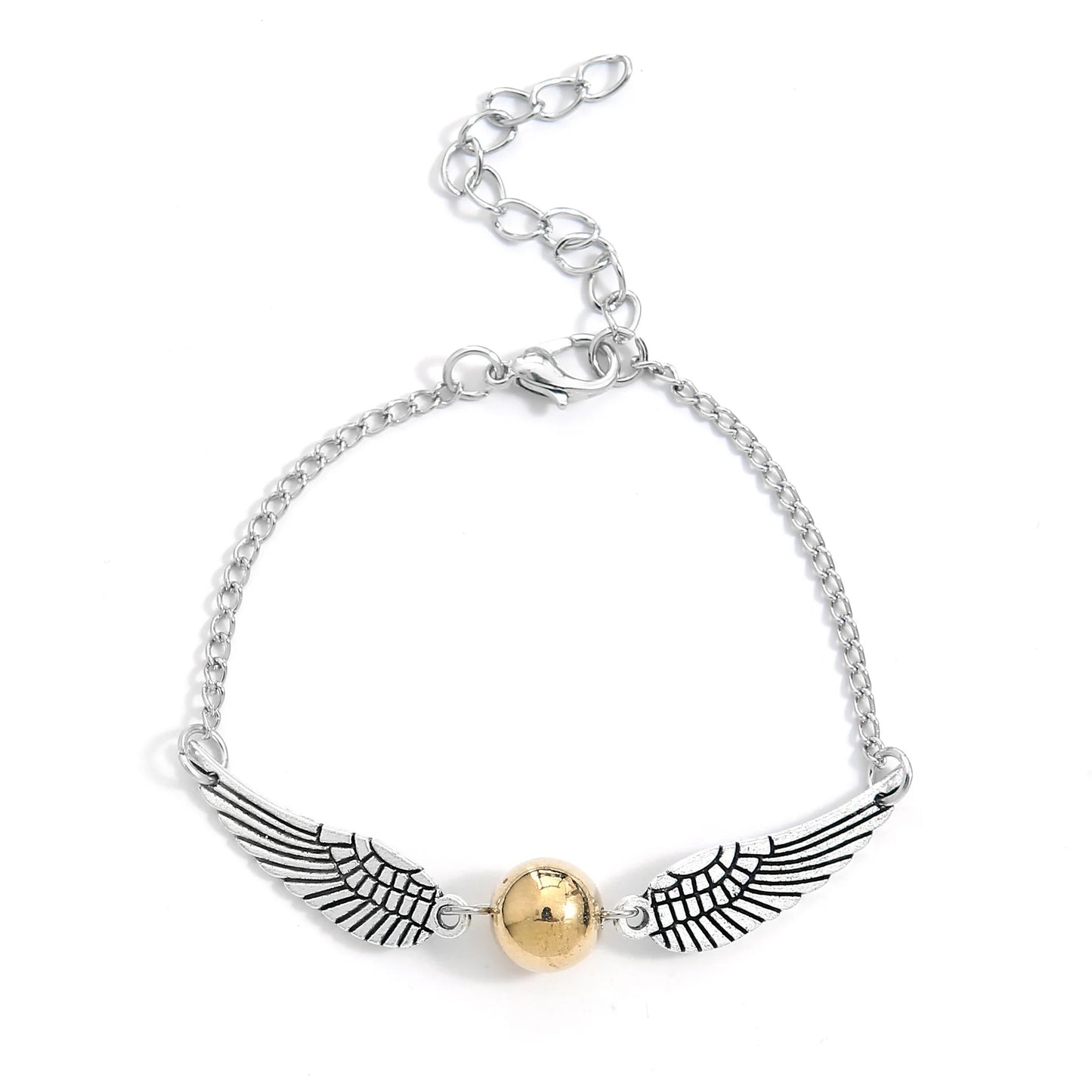 Pulsera Alas de Snitch Dorada Harries Potters - Regalo Navideño ¡Captura la Magia! 🎁