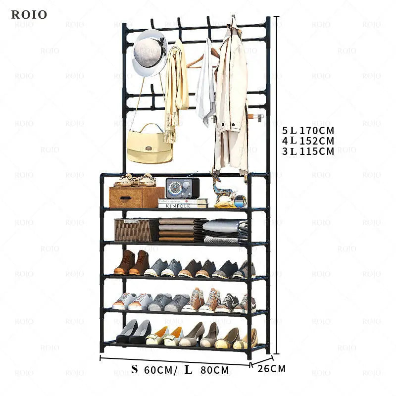 Organizador de Zapatos y Ropa Elegante - Acero Inoxidable de Lujo 🌟