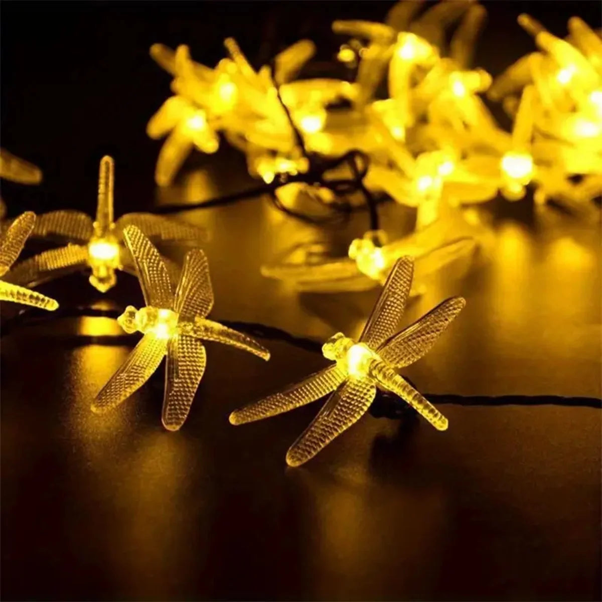 Luces Solares de Hadas Dragonfly de Peach Forest: ¡Magia en tu Espacio Exterior! ☀️