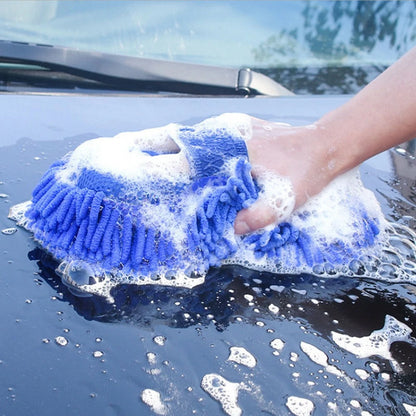 Guante de Lavado de Coche de Microfibra Chenille: ¡Limpieza Impecable! 🚗