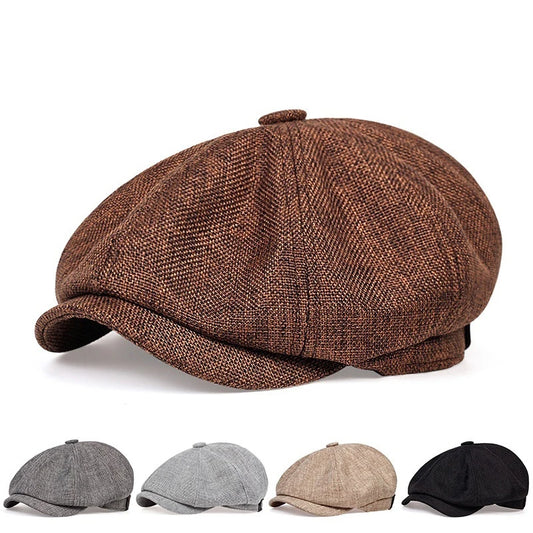 Gorro Newsboy VORON: Estilo Retro y Fresco 🧢