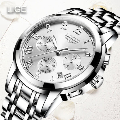 Reloj de Pulsera Mujer LIGE: Elegancia Creativa Impermeable 🌟