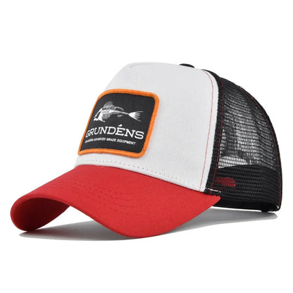 ¡Gorra de Béisbol con Bordado de Hueso de Pescado! 🧢 ¡Destaca con Estilo y Protección!