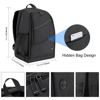 Mochila Portátil para Exteriores: Resistente, Impermeable y Organizada 🌲