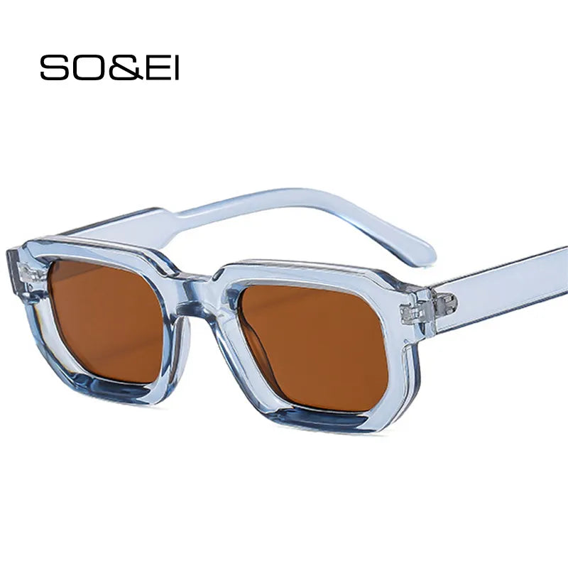 Quadratische Sonnenbrille im Vintage-Stil mit UV400-Schutz 🌟Blühen Sie mit Stil!😎