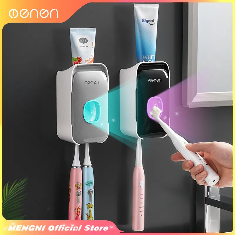 Set de Accesorios de Baño con Dispensador Automático de Pasta Dental MENGNI 🛁