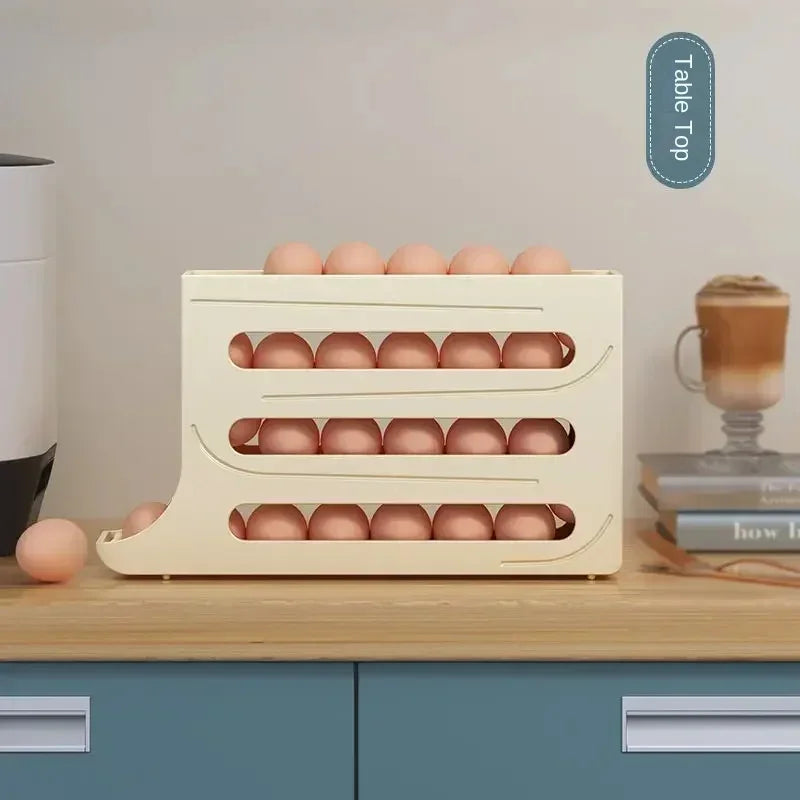 Organizador de Huevos Automático para Refrigerador