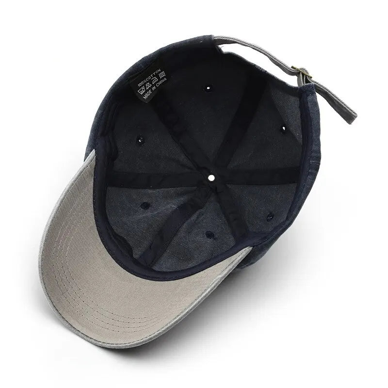 ¡Gorra de Béisbol Espliced Light Board Lavada - ¡Estilo y Protección en uno! 🧢🌞🌟