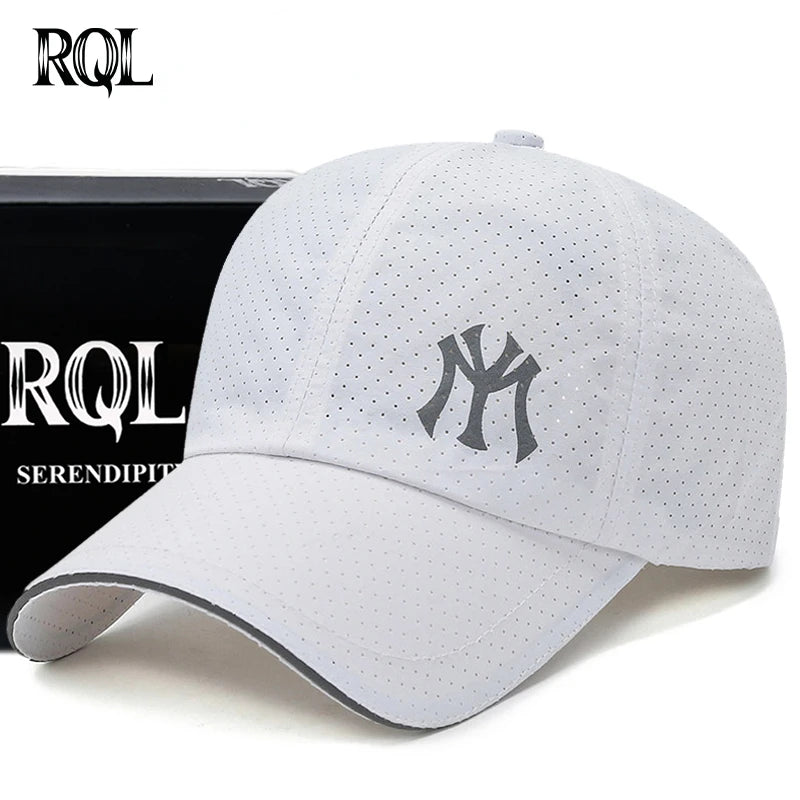 Gorra de Béisbol de Lujo RQL: Protección Solar y Estilo Urbano 🔥