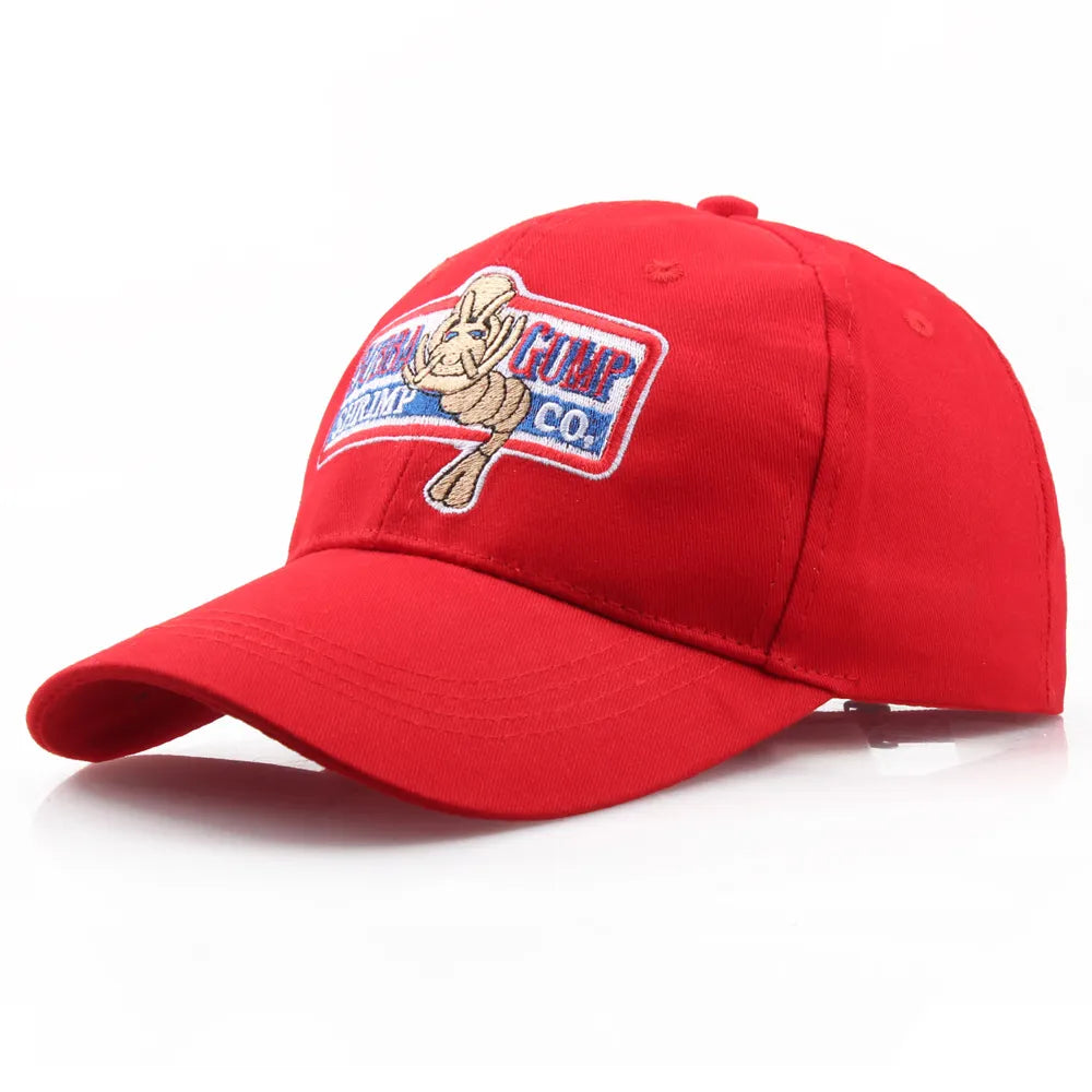 XaYbZc 1994 Bubba Gump Shrimp CO. Baseball Hat Forrest Gump Costume Cosplay Embroidered Snapback Cap Men&amp;Women Summer Cap