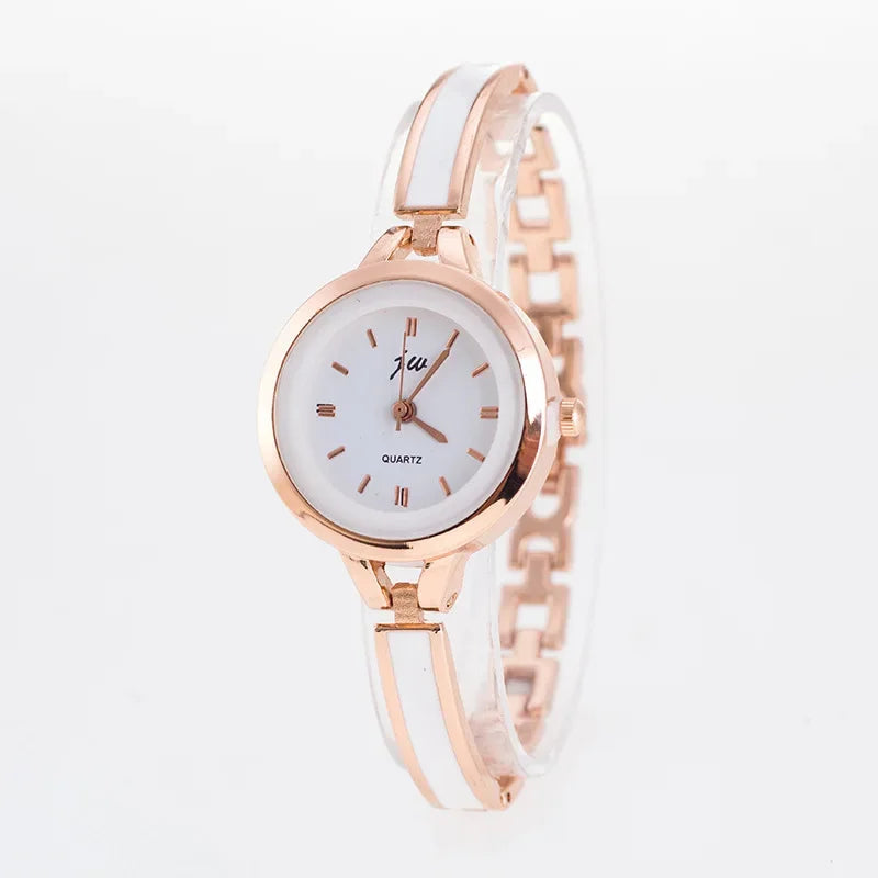 Reloj MOONBIFFY Oro Rosa y Plateado: Elegancia Duradera