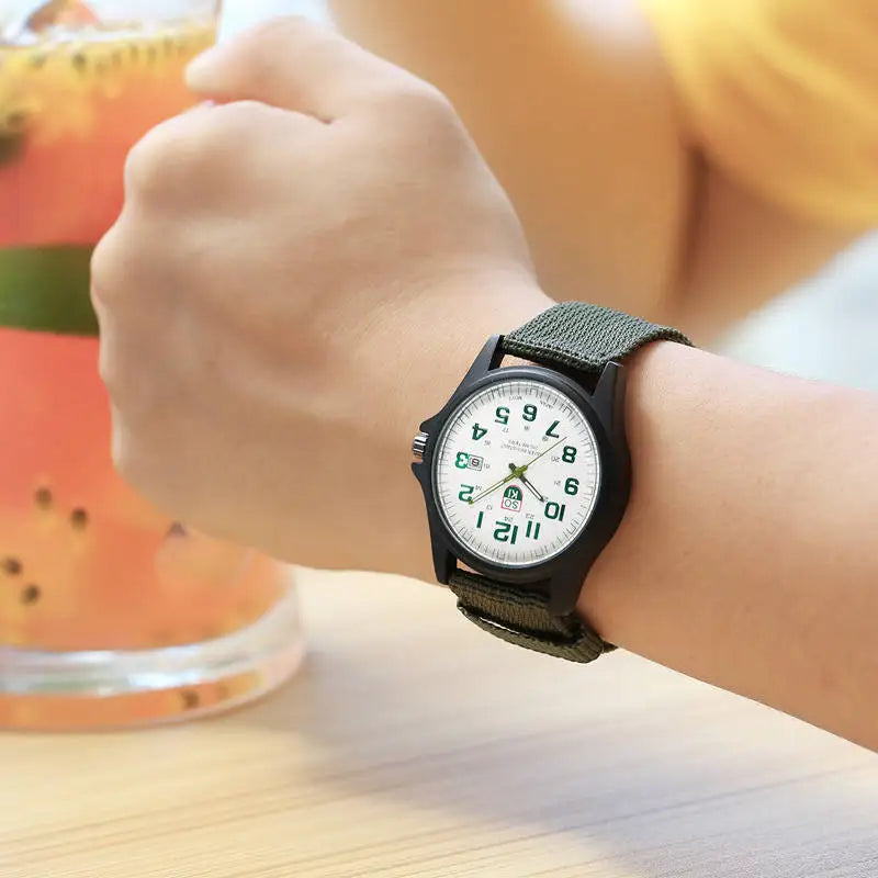 Reloj de Pulsera de Nylon MOONBIFFY: Estilo Moderno y Funcionalidad Óptima 😎