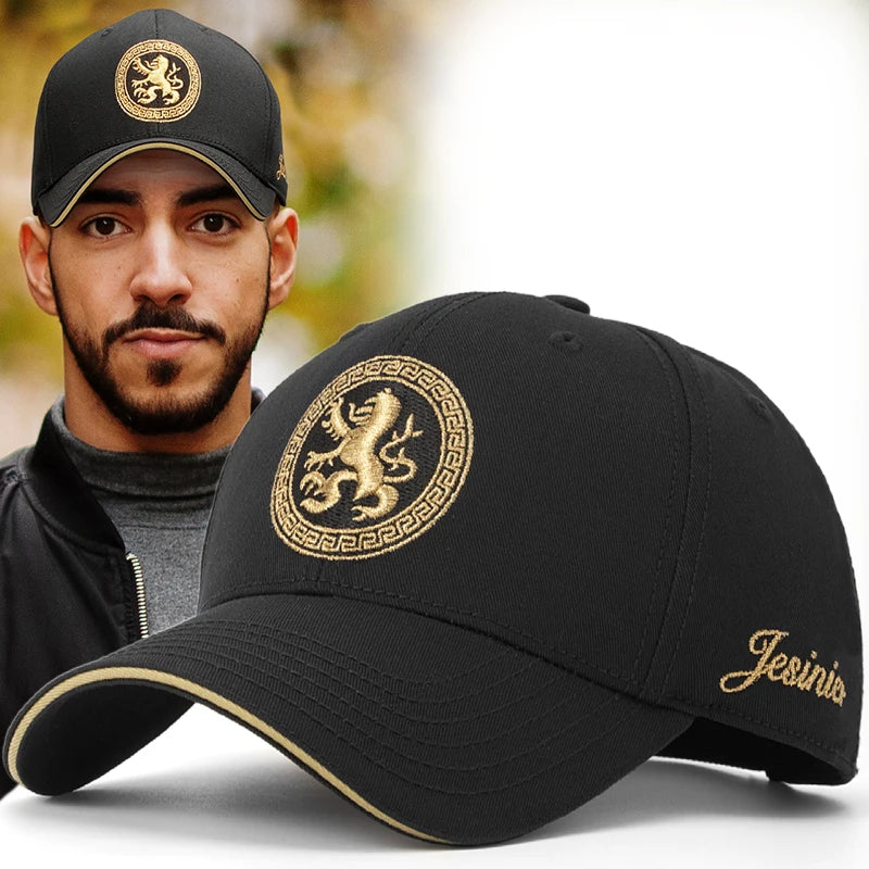 Gorra de Béisbol Estructurada de Alto Perfil con Visera Curva - Estilo Deportivo y Elegante