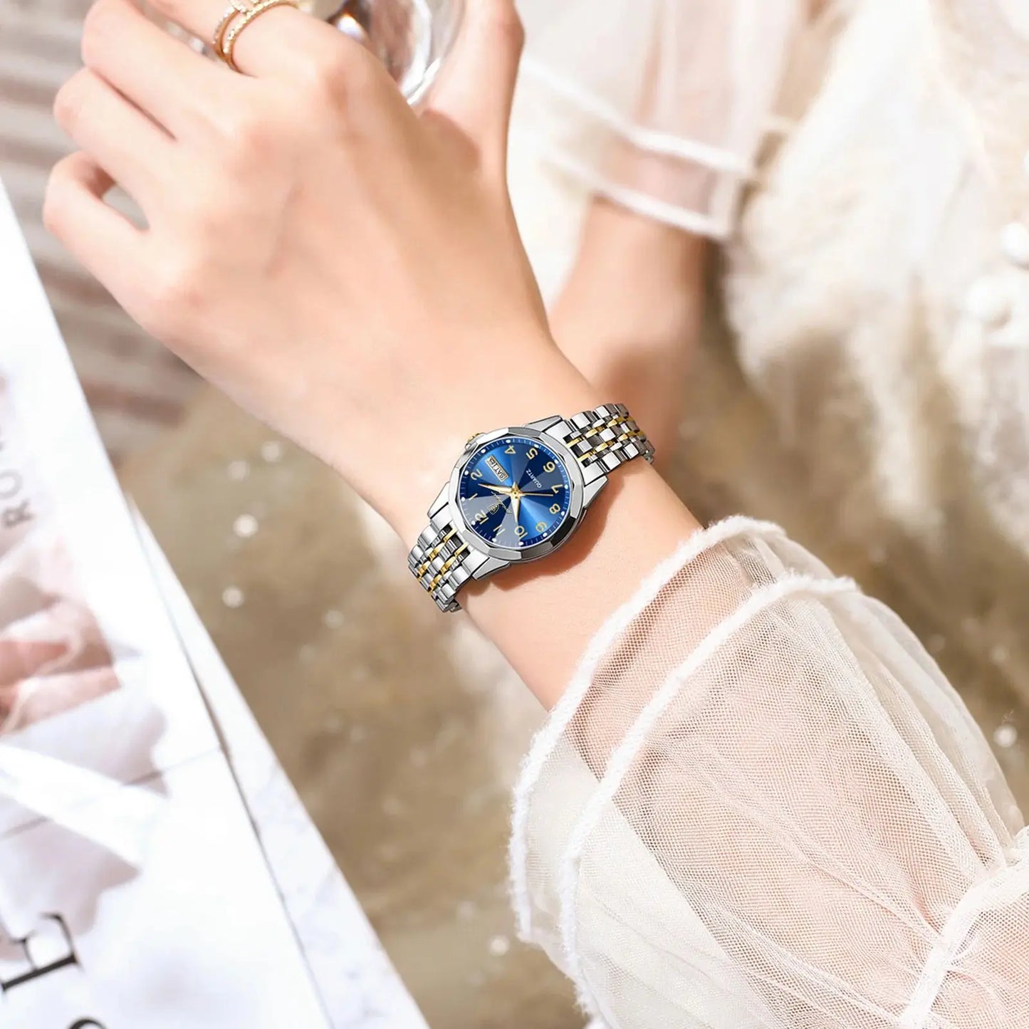 Reloj de Mujer POEDAGAR: Lujo, Elegancia y Funcionalidad 💫