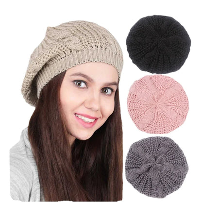 Gorro de Invierno Tejido ¡Estilo y Calidez! 🌬️🧣