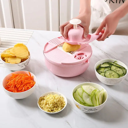 Utensilio de Cocina Multifuncional para Ensaladas y Verduras 🥕