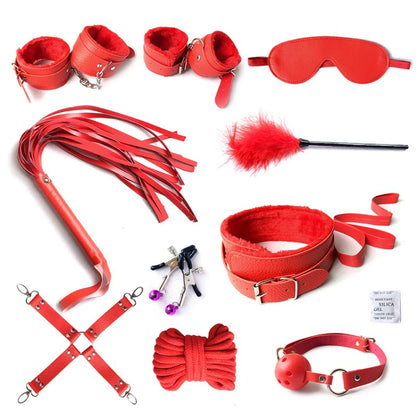 Kit de Bondage y Juguetes Eróticos Premium: ¡Explora tus Fantasías Salvajes! 🖤