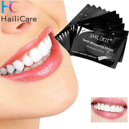 Kit Blanqueamiento Dental de Carbón Activo Hailicare - 14 Tiras Blanqueadoras