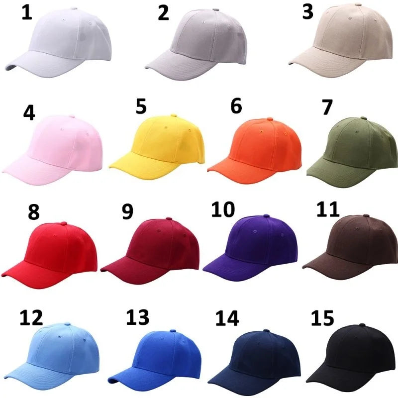 ¡Gorra de Béisbol 2021 en Colores Sólidos - Estilo y Elegancia desde España!