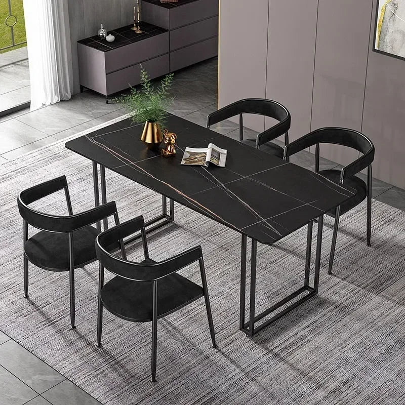 Mesa de Comedor Kitchen Nordic con Patas Doradas - ¡Elegancia y Funcionalidad en un Mueble de Calidad Premium! 🌟