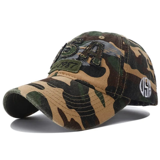 Gorra de Béisbol de Camuflaje Militar Ajustable 🧢