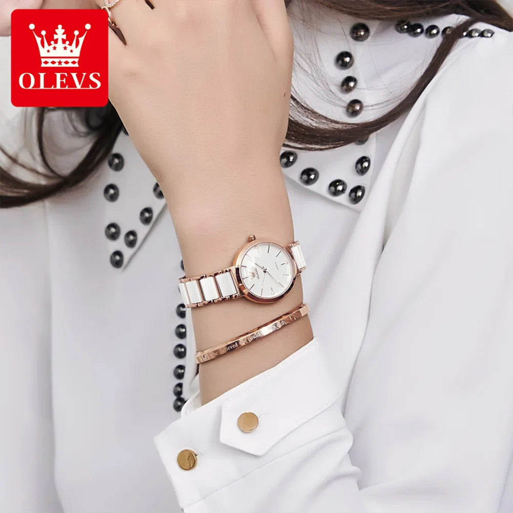 Reloj de Mujer OLEVS 5877: Elegancia y Lujo en tu Muñeca