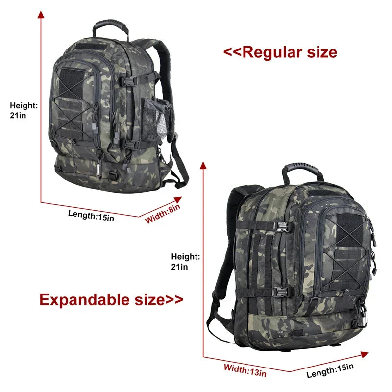 Mochila Táctica Militar 60L - ¡Prepárate para tus aventuras al aire libre!