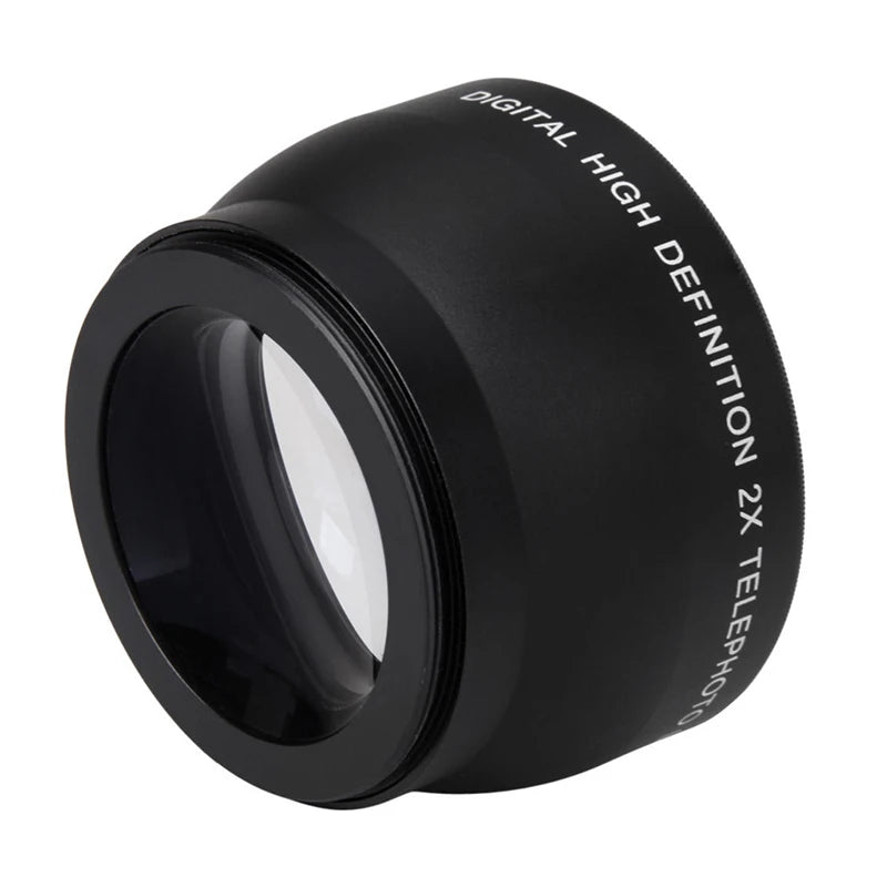 Objetivo Telefoto 52mm 2X para Cámaras Nikon AF-S 18-55mm 55-200mm