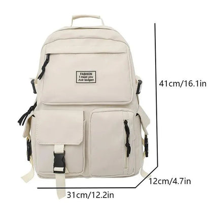 Mochila de Nylon de Gran Capacidad y Elegancia Excepcional