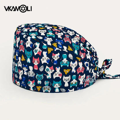 Gorros de Estampado Animal - ¡Adorables y Funcionales para Profesionales con Estilo! 🐾