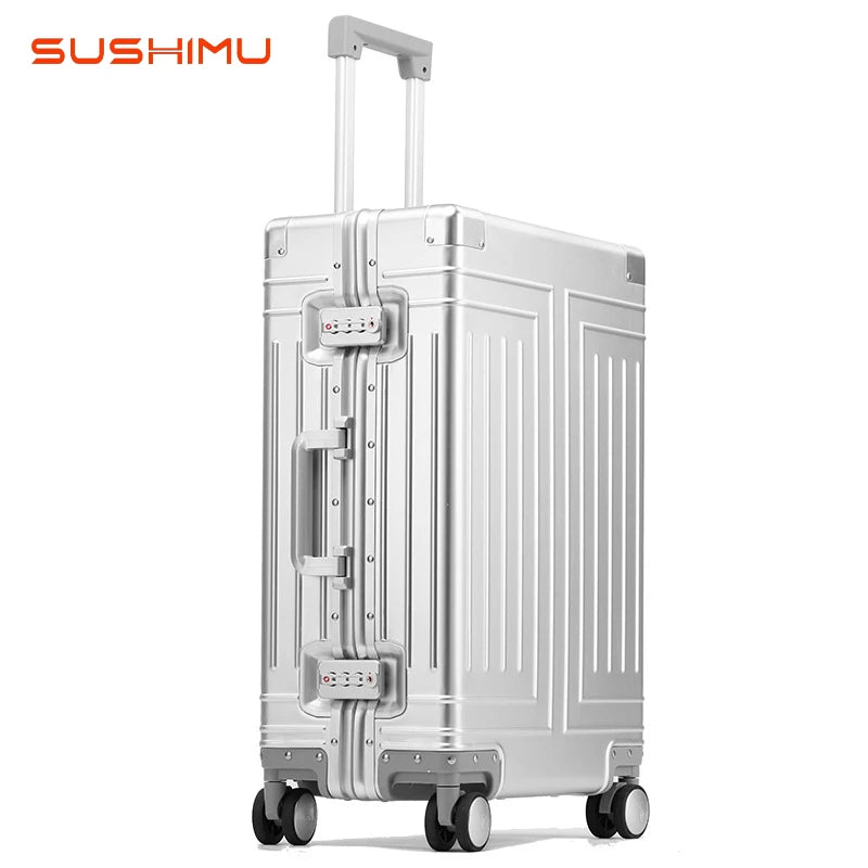 Maleta de Viaje de Aleación de Aluminio y Magnesio 100% - Sushimu 🌍