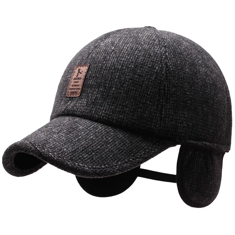 ¡Gorra de Lana con Orejeras para Hombres! Mantén tu Estilo Elegante y Abreza el Invierno con Lujo y Calidad ¡Haz tu Pedido Ahora! 🧢