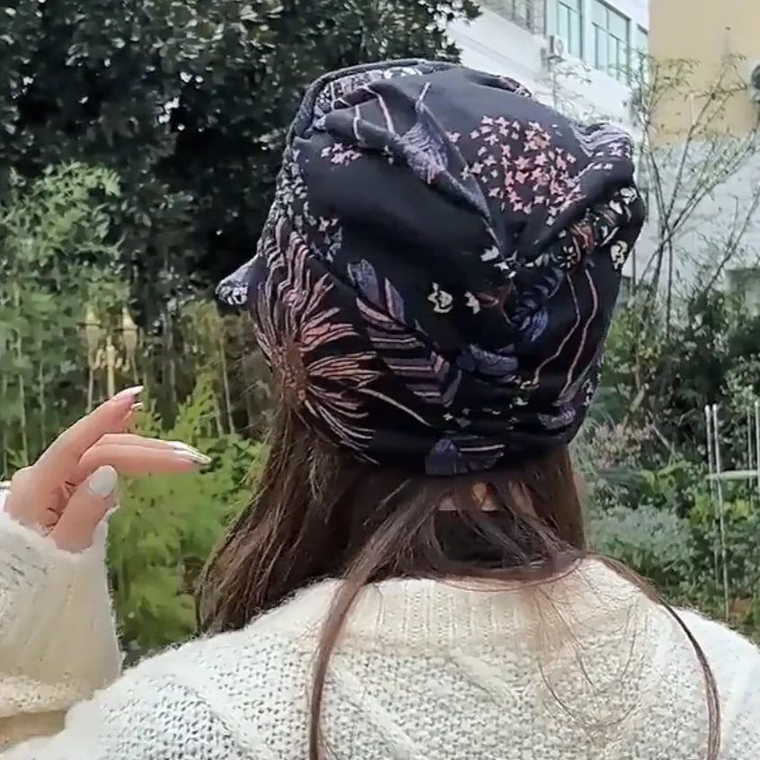 ¡Sombrero de Béisbol Floral Caps Hat Vintage para Mujeres! 🌸 ¡Arrasa con Estilo y Calidez este Invierno! 🌺