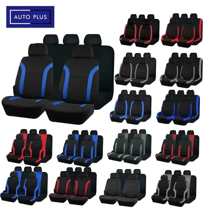 Set de Fundas para Asientos de Coche Poliéster Bicolor AUTO PLUS Sports 🚗