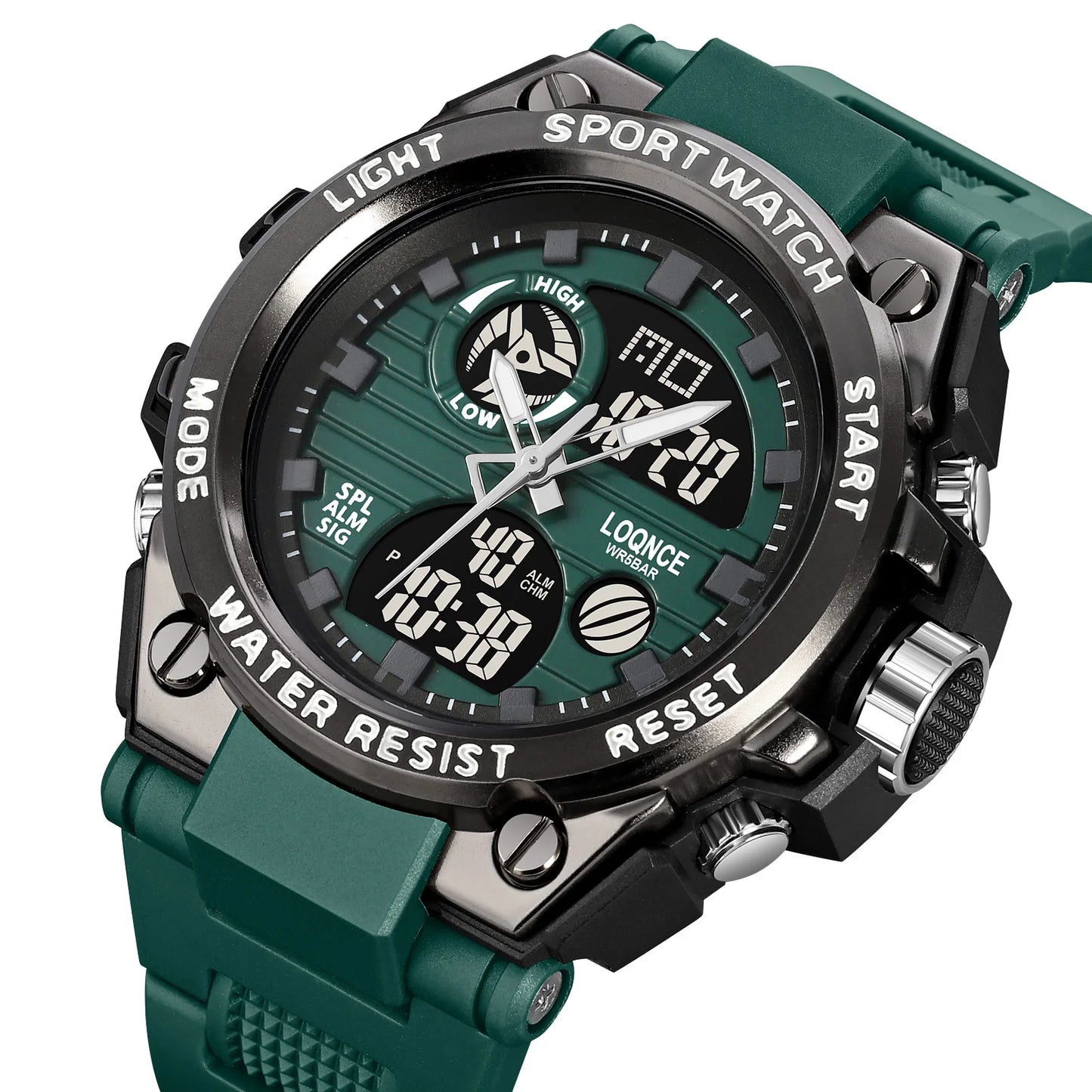 Reloj Digital de Lujo Loqnec Sports para Hombres 🌊🌟