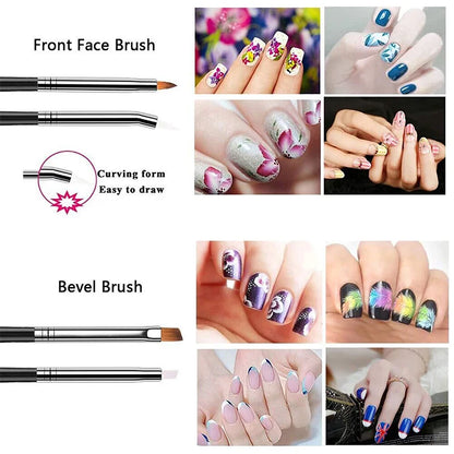 Set de Pinceles para Manicura Nails Things: ¡Crea Diseños Impresionantes!