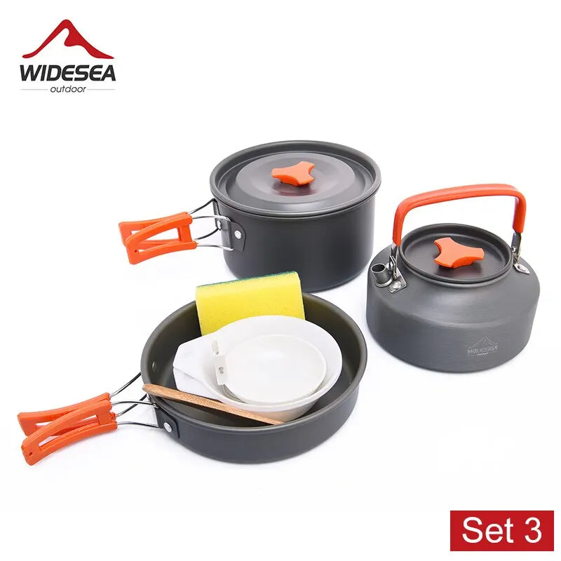 Set de Cocina para Camping Widesea: Calidad, Versatilidad y Portabilidad 💫🏕️