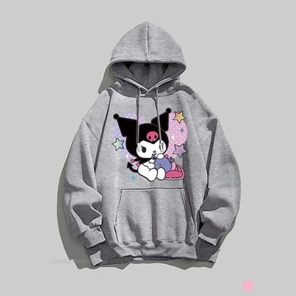 Sudadera Infantil Sanrio Kuromi: Moda Casual y Encanto 🎀