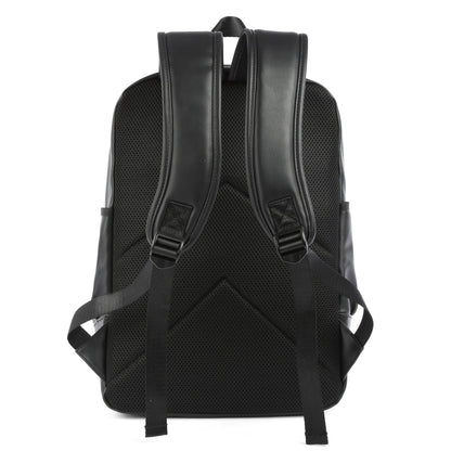 PU Leather Men Backpack Leather School Backpack Bags 15.6inch Laptop Fashion Waterproof Travel Casual Book Bag Male Boy Mochila