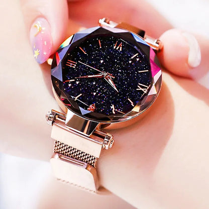 Reloj de Moda Mujer Starry Sky con Cierre Magnético